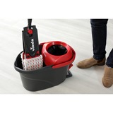 Vileda Wischer ULTRAMAX XL Turbo Komplett Box, Bodenwischer schwarz/rot