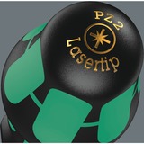 Wera 335/350/355/3 Schraubendrehersatz Kraftform Plus, lang schwarz/grün, Kraftform Plus, Lasertip