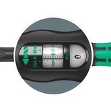 Wera Drehmomentschlüssel mit Umschaltknarre Click-Torque C 1 schwarz/grün, Abtrieb 1/2"
