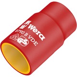 Wera VDE Zyklop-Steckschlüssel-Einsatz, 15mm, 3/8" rot/gelb, isoliert bis 1.000 Volt