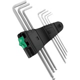 Wera Winkelschlüsselsatz 950 PKLS/9 SM, 9-teilig, Schraubendreher chrom, mit Halteclip