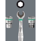 Wera Zyklop Metal-Knarrensatz 8100 SA 11, Zoll-Größen, Werkzeug-Set 28-teilig, mit Umschaltknarre, 1/4"