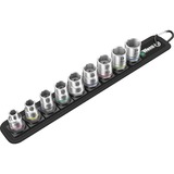Wera Zyklop Steckschlüsseleinsatz-Satz Belt B4, 3/8", 9-teilig schwarz/silber
