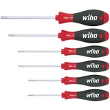 Wiha Schraubendreher-Set SoftFinish, 7-teilig schwarz/rot