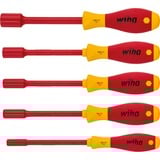Wiha Steckschlüssel-Schraubendreher-Set SoftFinish electric, 5-teilig rot/gelb