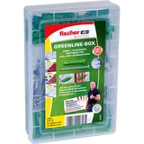 fischer Meister-Box greenline SX S + A2, Dübel grün, 120-teilig, mit Schrauben