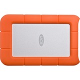 LaCie Rugged Mini 5 TB, Externe Festplatte silber/orange, Micro-USB-B 3.2 Gen 1 (5 Gbit/s)