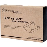 SilverStone Einbaurahmen SDP08 silber, Lite Retail