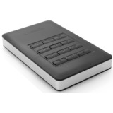 Verbatim Store 'n' Go Secure 1 TB, Externe Festplatte schwarz/silber, USB-C 3.2 (5 Gbit/s)