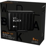 WD Black D10 Game Drive 8 TB, Externe Festplatte schwarz, Micro-USB-B 3.2 Gen 1 (5 Gbit/s)