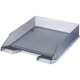Herlitz Ablagekorb A4-C4 classic grau transluzent, Briefablage grau/transparent