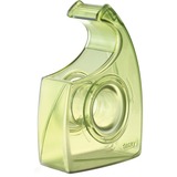 tesa Easy Cut Handabroller ecoLogo, 19mm grün/transparent