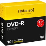 Intenso DVD-R 4,7 GB, DVD-Rohlinge 16fach, 10 Stück