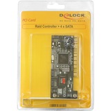 DeLOCK Controller SATA, 4 Port mit Raid Lite Retail