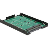DeLOCK Konverter SATA 22 Pin auf 2 x M.2 NGFF, Adapter mit RAID