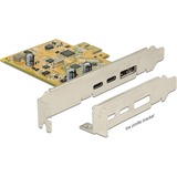DeLOCK PCIe USB 3.1 Gen2 Type-C Karte, USB-Controller 