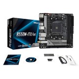 ASRock B550M-ITX/ac, Mainboard schwarz/grau