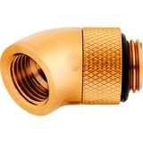 Corsair XF 45° Rotary Adapter Twin Pack, Verbindung gold, kompatibel mit CORSAIR XF Fittings