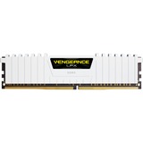 Corsair DIMM 16 GB DDR4-3200 (2x 8 GB) Dual-Kit, Arbeitsspeicher weiß, CMK16GX4M2B3200C16W, Vengeance LPX, INTEL XMP