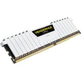 Corsair DIMM 16 GB DDR4-3200 (2x 8 GB) Dual-Kit, Arbeitsspeicher weiß, CMK16GX4M2B3200C16W, Vengeance LPX, INTEL XMP