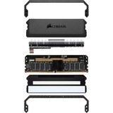 Corsair DIMM 16 GB DDR4-3600 (2x 8 GB) Dual-Kit, Arbeitsspeicher schwarz, CMT16GX4M2C3600C18, Dominator Platinum RGB, INTEL XMP