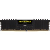 Corsair DIMM 32 GB DDR4-2666 (4x 8 GB) Quad-Kit, Arbeitsspeicher schwarz, CMK32GX4M4A2666C16, Vengeance LPX, INTEL XMP