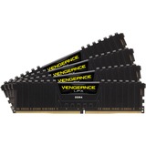 Corsair DIMM 32 GB DDR4-3600 (4x 8 GB) Quad-Kit, Arbeitsspeicher CMK32GX4M4D3600C18, Vengeance LPX, INTEL XMP