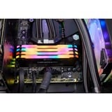 Corsair DIMM 32 GB DDR4-3600 (4x 8 GB) Quad-Kit, Arbeitsspeicher schwarz, CMW32GX4M4C3600C18, Vengeance RGB PRO, INTEL XMP