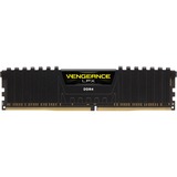 Corsair DIMM 8GB DDR4-2400 Kit, Arbeitsspeicher schwarz, CMK8GX4M2A2400C14, Vengeance LPX, XMP