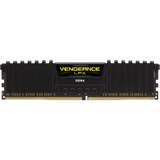 Corsair DIMM 8 GB DDR4-2400 (2x 4 GB) Dual-Kit, Arbeitsspeicher schwarz, CMK8GX4M2A2400C14, Vengeance LPX, INTEL XMP