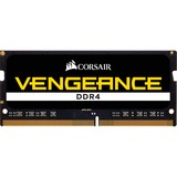 Corsair SO-DIMM 16 GB DDR4-2666  , Arbeitsspeicher schwarz, CMSX16GX4M1A2666C18, Vengeance