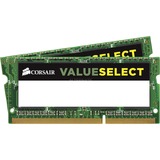 Corsair ValueSelect SO-DIMM 16 GB DDR3-1600 (2x 8 GB) Dual-Kit, Arbeitsspeicher CMSO16GX3M2C1600C11, ValueSelect