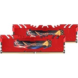 G.Skill DIMM 16 GB DDR4-2133 (2x 8 GB) Dual-Kit, Arbeitsspeicher F4-2133C15D-16GRR, Ripjaws 4 Red