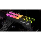 G.Skill DIMM 16 GB DDR4-3600 (2x 8 GB) Dual-Kit, Arbeitsspeicher schwarz, F4-3600C18D-16GTZR, Trident Z RGB, INTEL XMP