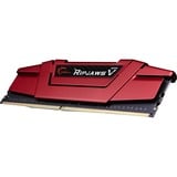 G.Skill DIMM 32 GB DDR4-2133 (2x 16 GB) Dual-Kit, Arbeitsspeicher rot, F4-2133C15D-32GVR, Ripjaws V, INTEL XMP