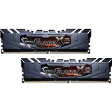 G.Skill DIMM 64 GB DDR4-3200 (4x 16 GB) Quad-Kit, Arbeitsspeicher schwarz, F4-3200C16Q-64GFX, Flare X, INTEL XMP