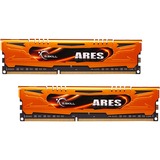 G.Skill DIMM 8 GB DDR3-1600 (2x 4 GB) Dual-Kit, Arbeitsspeicher F3-1600C9D-8GAO, Ares, INTEL XMP, Lite Retail