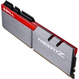 G.Skill DIMM 8 GB DDR4-3200 (2x 4 GB) Dual-Kit, Arbeitsspeicher grau/rot, F4-3200C16D-8GTZB, Trident Z, INTEL XMP