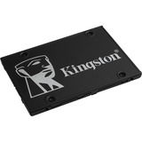 Kingston KC600 256 GB, SSD schwarz, SATA 6 Gb/s, 2,5"