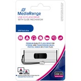 MediaRange 32 GB, USB-Stick silber/schwarz, USB-A 3.2 Gen 1