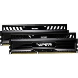 Patriot DIMM 16 GB DDR3-1600 (2x 8 GB) Dual-Kit, Arbeitsspeicher PV316G160C9K, Viper 3 - Black Mamba Edition, INTEL XMP, Retail