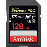 SanDisk Extreme PRO 128 GB SDXC, Speicherkarte UHSI-I (U3), Class 10, V30