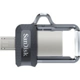 SanDisk Ultra Dual USB Laufwerk m3.0 128 GB, USB-Stick USB-A 3.2 Gen 1