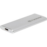 Transcend ESD240C Portable 240 GB, Externe SSD silber, USB-C 3.2 Gen 2 (10 Gbit/s)