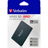 Verbatim Vi550 S3 256 GB, SSD schwarz, SATA 6 Gb/s, 2,5"