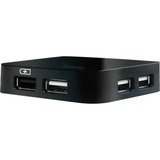 D-Link DUB-H4, USB-Hub schwarz, mit Netzteil