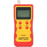 DeLOCK LCD Kabeltester RJ45 / RJ12 / BNC / USB rot