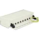 DeLOCK Patchpanel Desktop 8 P Cat.6A grau