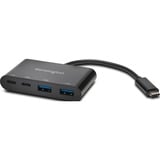 Kensington CH1000 USB-C 4-Port Hub, USB-Hub schwarz, 2x USB 3.0 Typ-A | 2x USB 3.0 Typ-C 