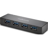 Kensington UH4000C USB 3.0 4-Port Hub mit Ladefunktion, USB-Hub 4x USB 3.0 Typ-A